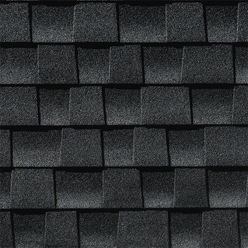 GAF Timberline HDZ Charcoal shingle sample